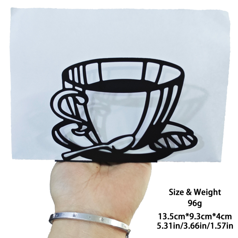 Suport de șervete din fier, design Nordic creativ, vertical, suport metalic pentru masă, formă ovală, suprafață netedă