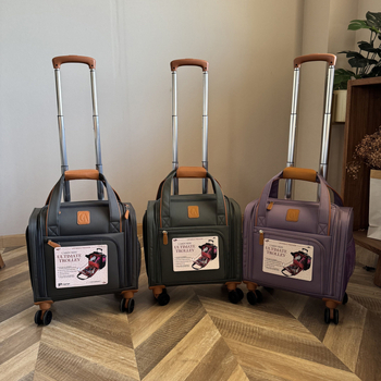 Unisex cestovný kufor, ultraľahký a tichý, s univerzálnymi kolieskami, zapínanie na zips, Oxfordová látka