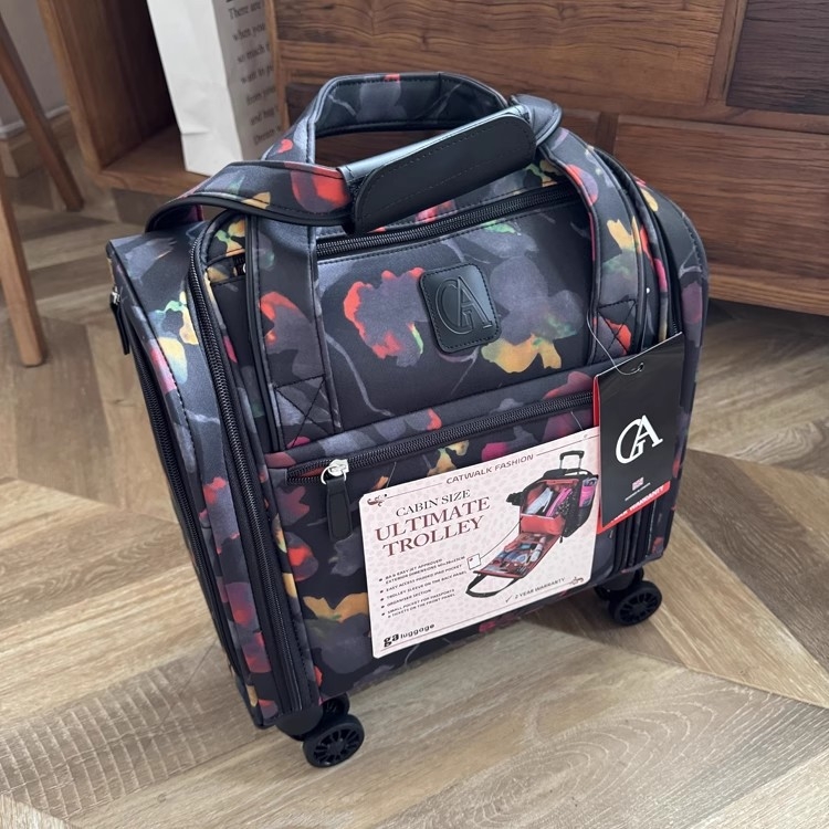 Unisex cestovný kufor, ultraľahký a tichý, s univerzálnymi kolieskami, zapínanie na zips, Oxfordová látka