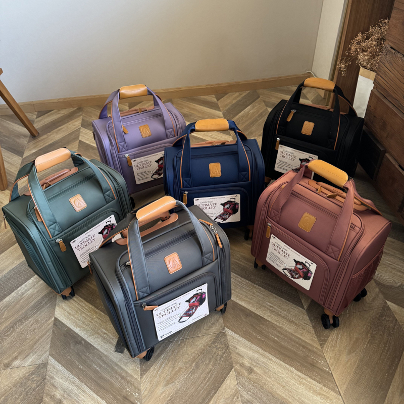 Unisex cestovný kufor, ultraľahký a tichý, s univerzálnymi kolieskami, zapínanie na zips, Oxfordová látka