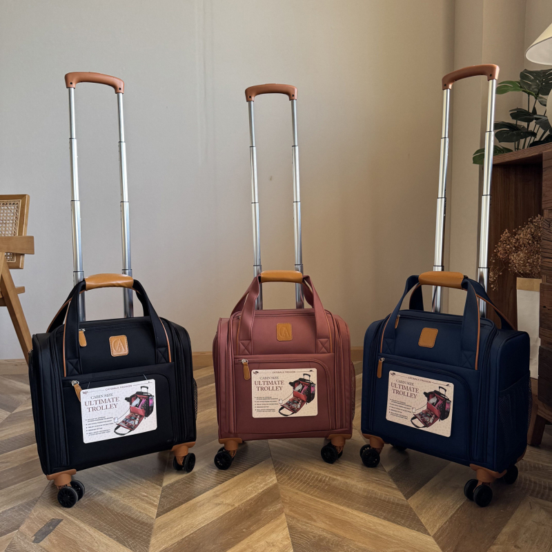 Unisex cestovný kufor, ultraľahký a tichý, s univerzálnymi kolieskami, zapínanie na zips, Oxfordová látka