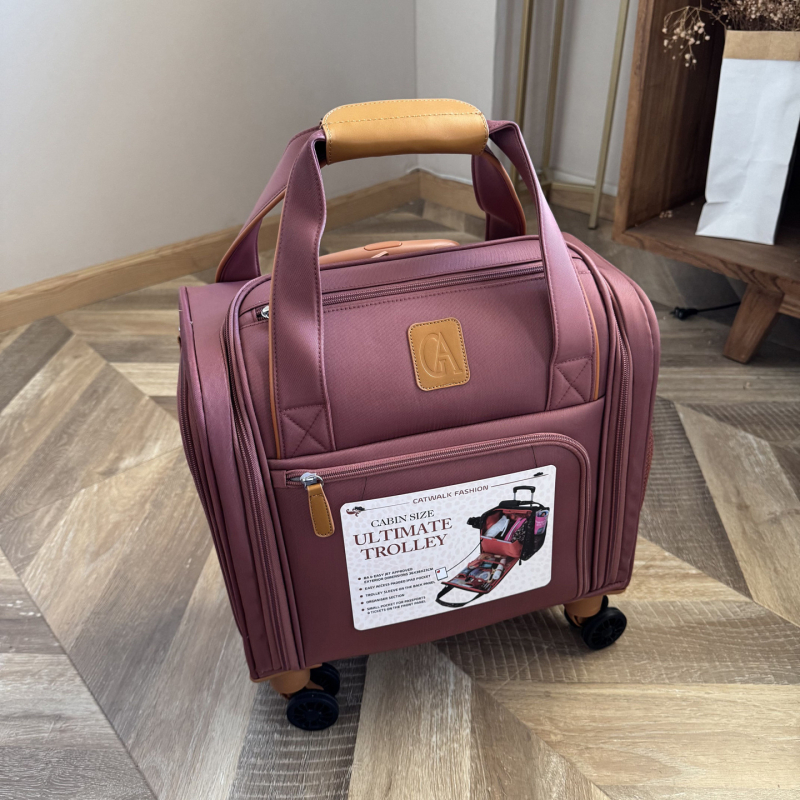 Unisex cestovný kufor, ultraľahký a tichý, s univerzálnymi kolieskami, zapínanie na zips, Oxfordová látka