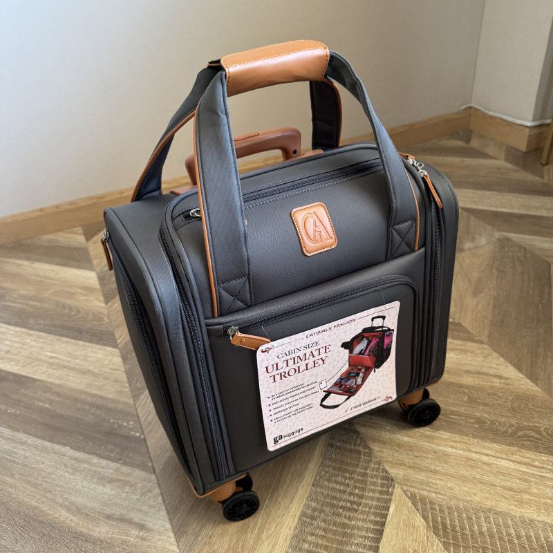 Unisex cestovný kufor, ultraľahký a tichý, s univerzálnymi kolieskami, zapínanie na zips, Oxfordová látka