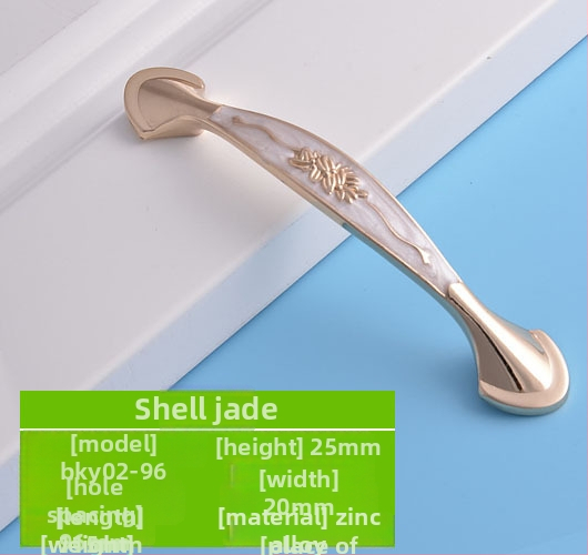 Дръжка за шкафова врата – цинкова сплав, модел lrls001, Longrun, модерен стил