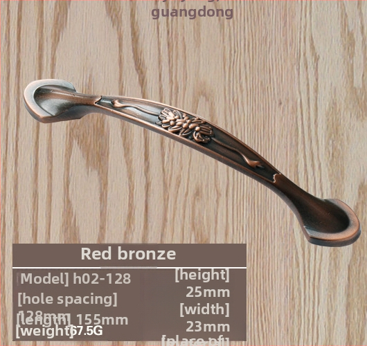 Дръжка за шкафова врата – цинкова сплав, модел lrls001, Longrun, модерен стил