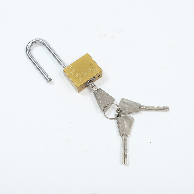 Bezpečnostná závora z železa s meďovou povrchovou úpravou — model High-grade copper-plated padlock, značka Five Star Lida, pre priemyselné a domáce použitie, moderný minimalistický štýl