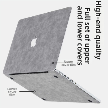 Shell film pentru MacBook Pro din piele — Piele cloud, compatibil Apple MacBook Pro, Shell film, lansare 2024