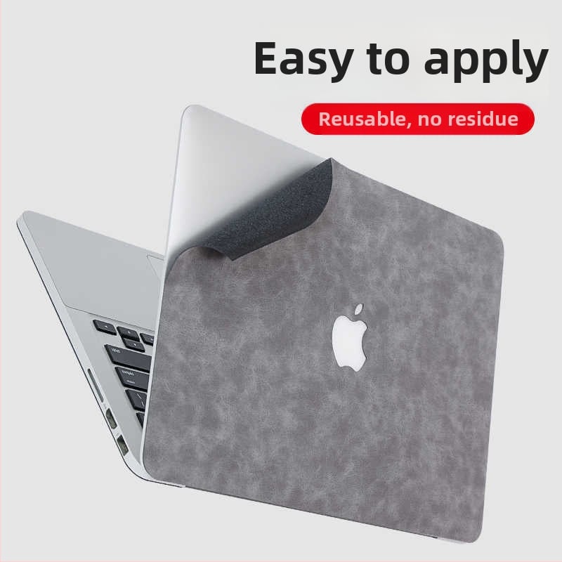Shell film pentru MacBook Pro din piele — Piele cloud, compatibil Apple MacBook Pro, Shell film, lansare 2024