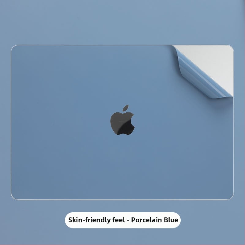 Shell film pentru MacBook Pro din piele — Piele cloud, compatibil Apple MacBook Pro, Shell film, lansare 2024