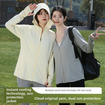 Dámska letná vetrovka s UV ochranou UPF50+, priedušná a ľahká, s kapucňou, polyester