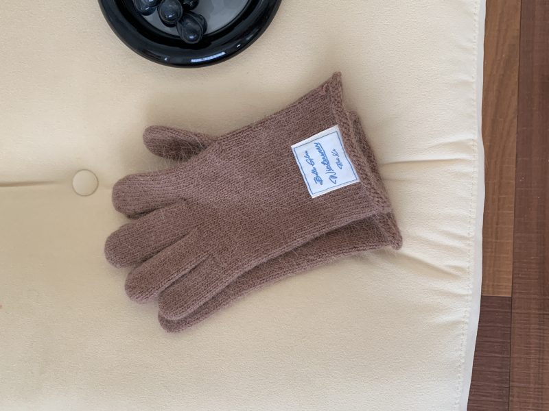 Σετ γάντια και φουλάρι — πλεκτό, κορεάτικου στιλ, κατάλληλο για τον χειμώνα, κυκλοφόρησε το φθινόπωρο του 2023