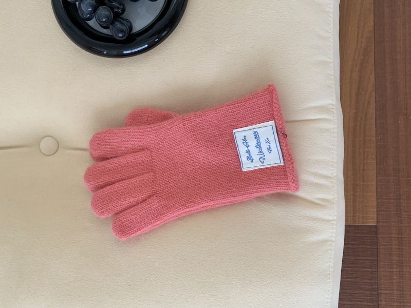 Σετ γάντια και φουλάρι — πλεκτό, κορεάτικου στιλ, κατάλληλο για τον χειμώνα, κυκλοφόρησε το φθινόπωρο του 2023