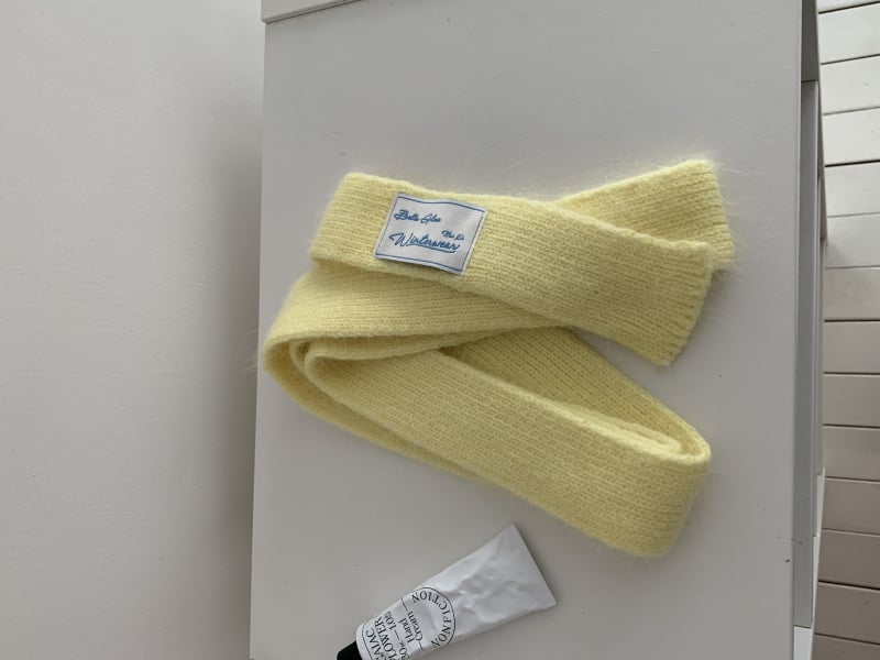 Σετ γάντια και φουλάρι — πλεκτό, κορεάτικου στιλ, κατάλληλο για τον χειμώνα, κυκλοφόρησε το φθινόπωρο του 2023