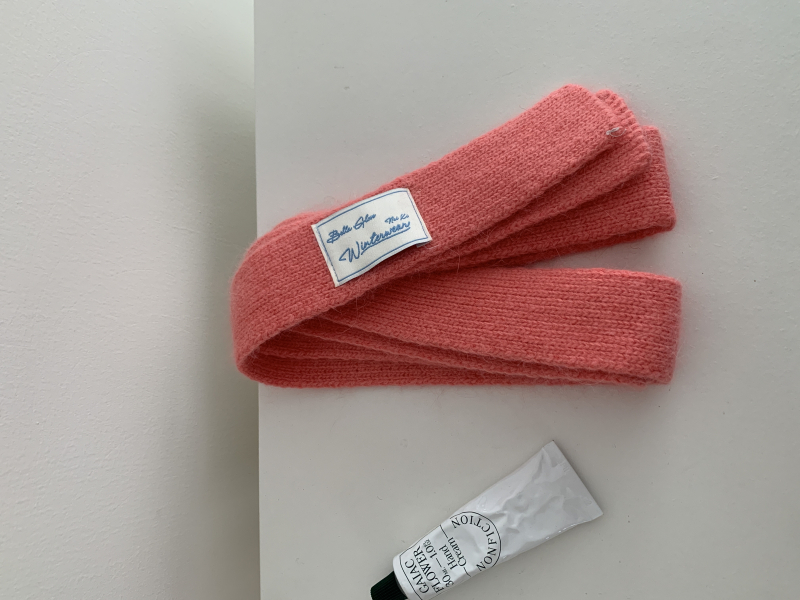 Σετ γάντια και φουλάρι — πλεκτό, κορεάτικου στιλ, κατάλληλο για τον χειμώνα, κυκλοφόρησε το φθινόπωρο του 2023