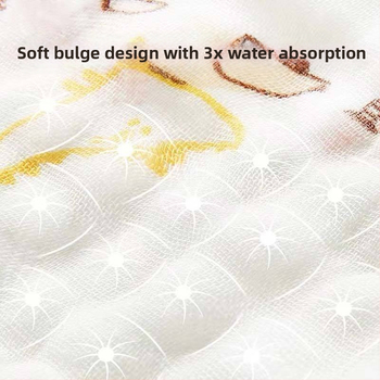 Детска памучна квадратна кърпа за лице Bamboo Blue, номер 1744/1745/1746, 40-count, тегло под 50 g