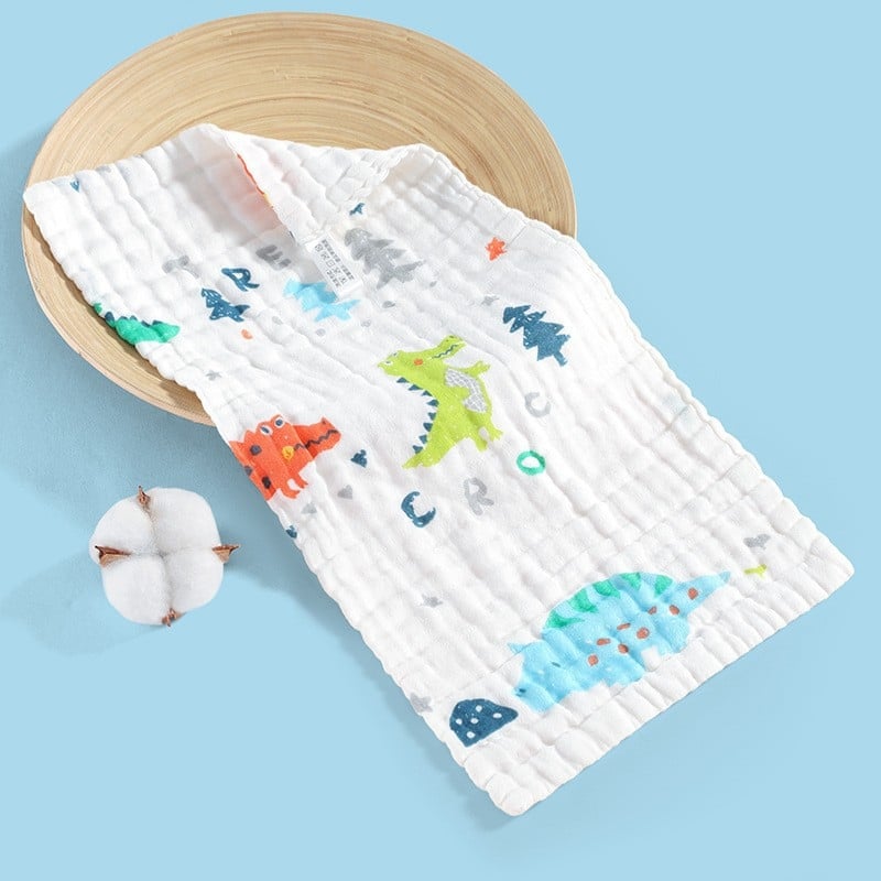 Детска памучна квадратна кърпа за лице Bamboo Blue, номер 1744/1745/1746, 40-count, тегло под 50 g