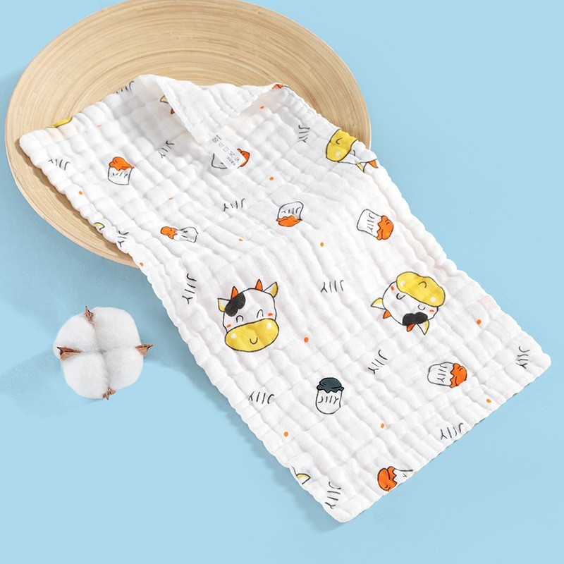 Детска памучна квадратна кърпа за лице Bamboo Blue, номер 1744/1745/1746, 40-count, тегло под 50 g