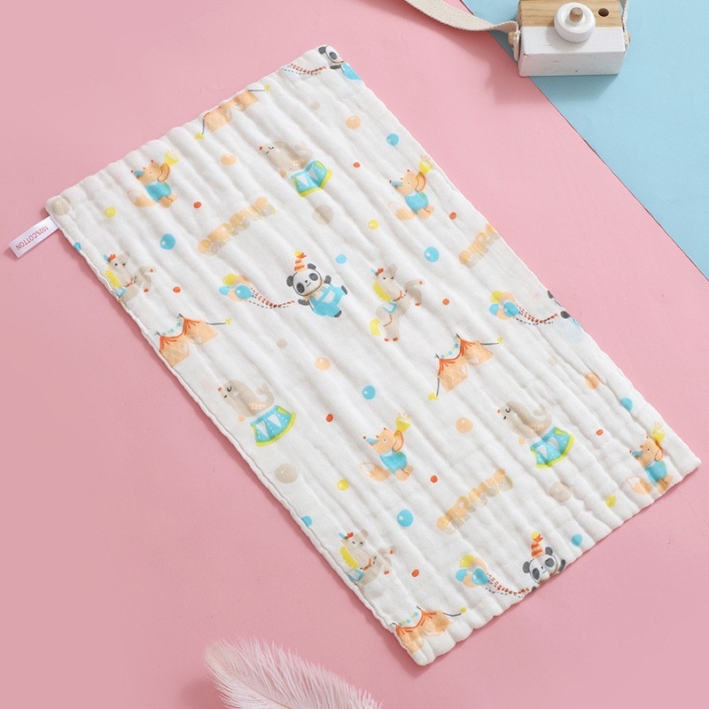 Детска памучна квадратна кърпа за лице Bamboo Blue, номер 1744/1745/1746, 40-count, тегло под 50 g