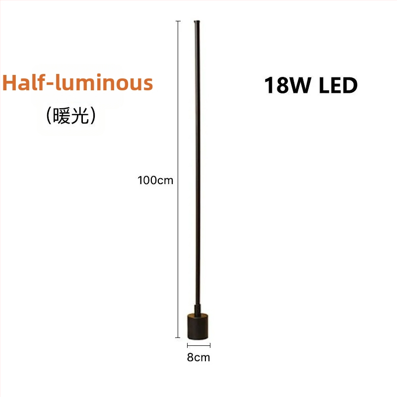 Padlólámpa LED, akril árnyékolóval, vasból készült test, távirányítós kapcsoló — alkalmas 10–15 m²-es helyiségekhez, modern minimalista stílus