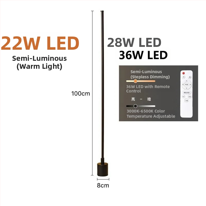 Padlólámpa LED, akril árnyékolóval, vasból készült test, távirányítós kapcsoló — alkalmas 10–15 m²-es helyiségekhez, modern minimalista stílus