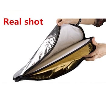 Reflektor, prijenosni okrugli dvostruki sklopivi, 5-u-1/7-u-1, za fotografiranje proizvoda (Brend: Cario; Model: Reflector; Uveden na tržište: 2022)