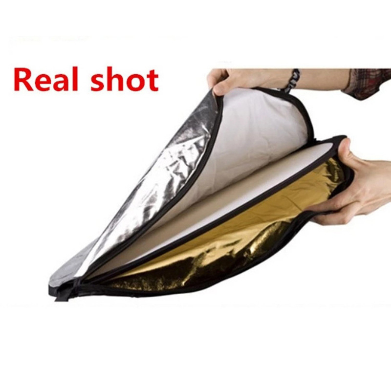 Reflektor, prijenosni okrugli dvostruki sklopivi, 5-u-1/7-u-1, za fotografiranje proizvoda (Brend: Cario; Model: Reflector; Uveden na tržište: 2022)