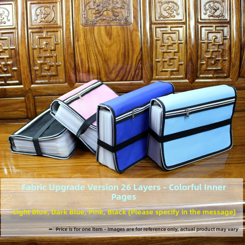 A5-ös méretű műanyag iratrendező – akordeon típusú dokumentumokhoz (számlák és nyugták), QS1546511521