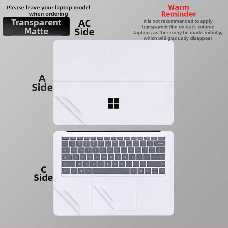 Protector pentru carcasa Surface Laptop Studio2, folie PVC, film dedicat, pentru Microsoft Notebook
