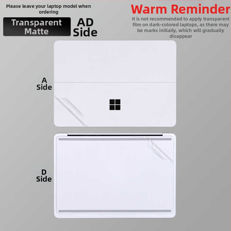 Protector pentru carcasa Surface Laptop Studio2, folie PVC, film dedicat, pentru Microsoft Notebook