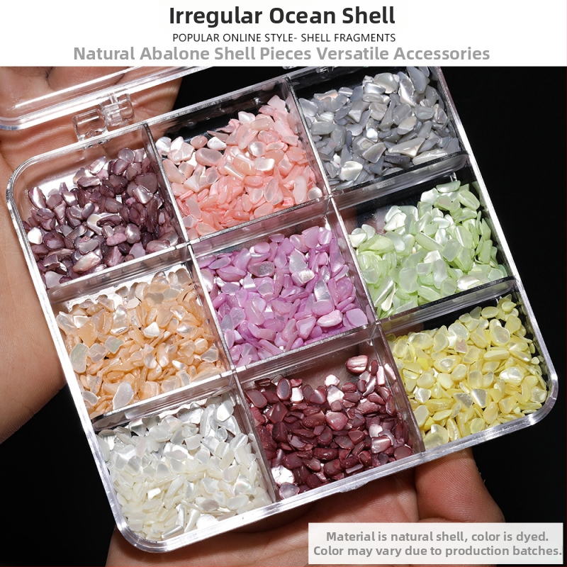 Αξεσουάρ DIY κοσμημάτων — Υλικό: κοχύλι, Φυσικό μοτίβο κοχυλιού, Φινίρισμα με σταγόνες λαδιού, Αρχαϊκό στυλ, Άνοιξη 2025