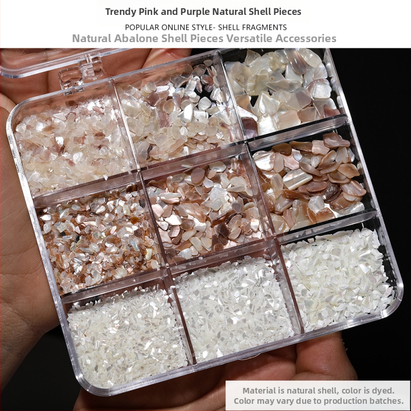 Αξεσουάρ DIY κοσμημάτων — Υλικό: κοχύλι, Φυσικό μοτίβο κοχυλιού, Φινίρισμα με σταγόνες λαδιού, Αρχαϊκό στυλ, Άνοιξη 2025