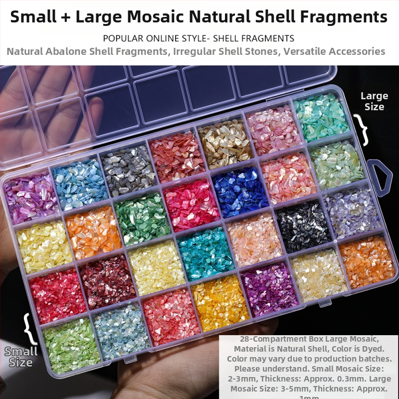 Αξεσουάρ DIY κοσμημάτων — Υλικό: κοχύλι, Φυσικό μοτίβο κοχυλιού, Φινίρισμα με σταγόνες λαδιού, Αρχαϊκό στυλ, Άνοιξη 2025