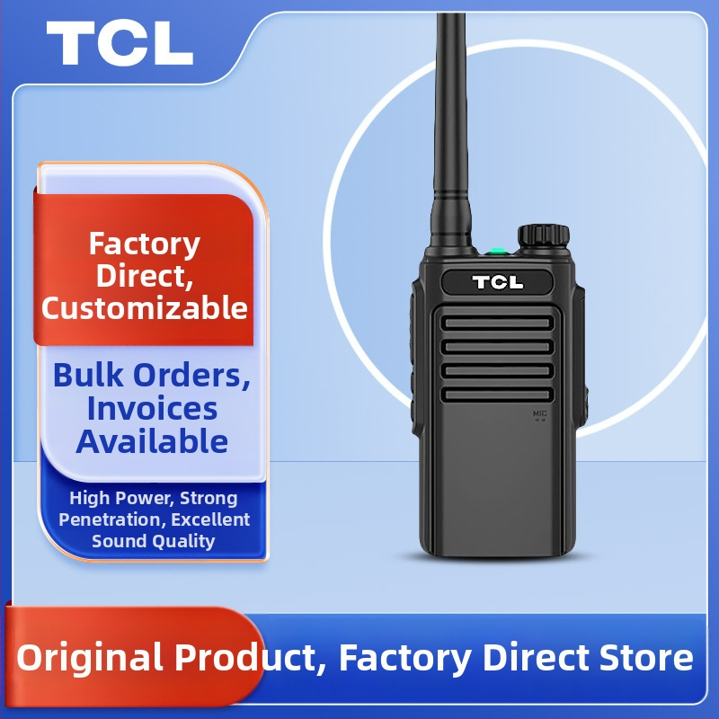 TCL analóg kétutas rádió HT8/HT9 kültéri nagy teljesítményű, 16 csatorna, 400–480 MHz, 5W, 3–5 km, 3000 mAh