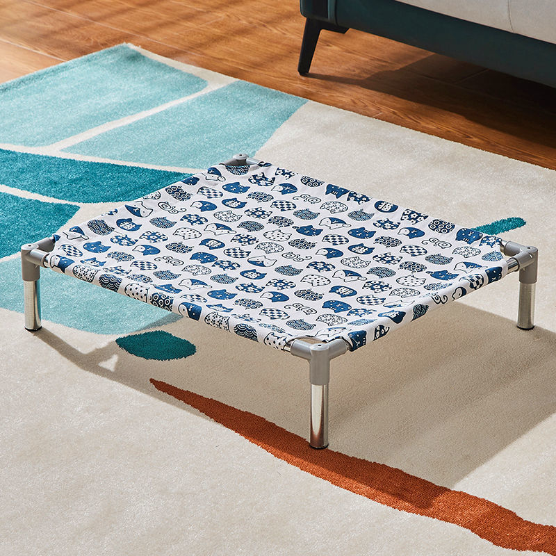 Лежло за домашни любимци със метален каркас за котки (Метал; За котки; Гнезда и клетки; Котешка постелка)