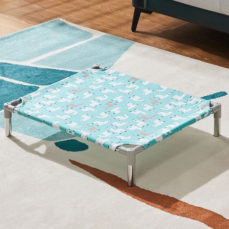 Лежло за домашни любимци със метален каркас за котки (Метал; За котки; Гнезда и клетки; Котешка постелка)