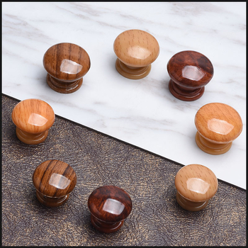 Ξύλινη λαβή ντουλάπας, κυκλικού σχήματος σε στυλ τρομπέτας, φινίρισμα μεταφοράς νερού, επιφανειακή εγκατάσταση, για πόρτες και συρτάρια, μοντέρνος μινιμαλισμός