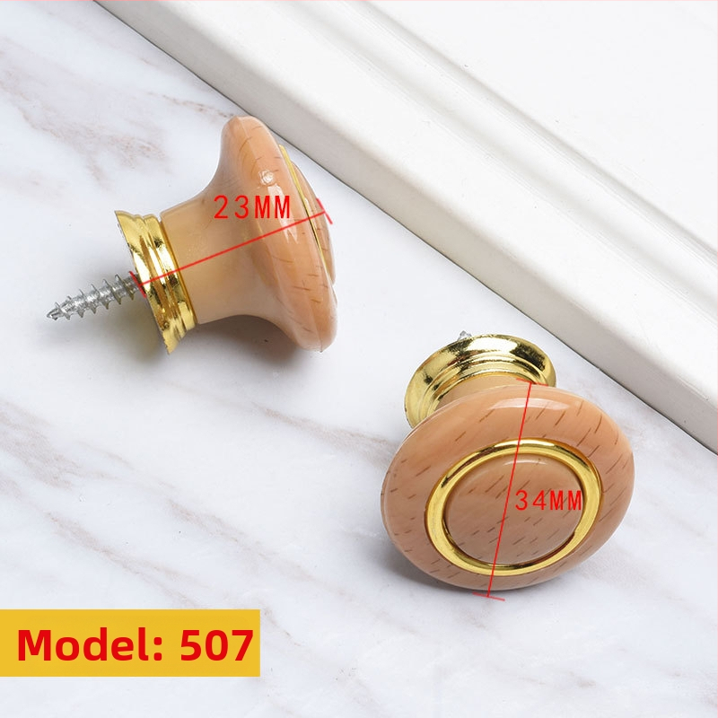 Ξύλινη λαβή ντουλάπας, κυκλικού σχήματος σε στυλ τρομπέτας, φινίρισμα μεταφοράς νερού, επιφανειακή εγκατάσταση, για πόρτες και συρτάρια, μοντέρνος μινιμαλισμός