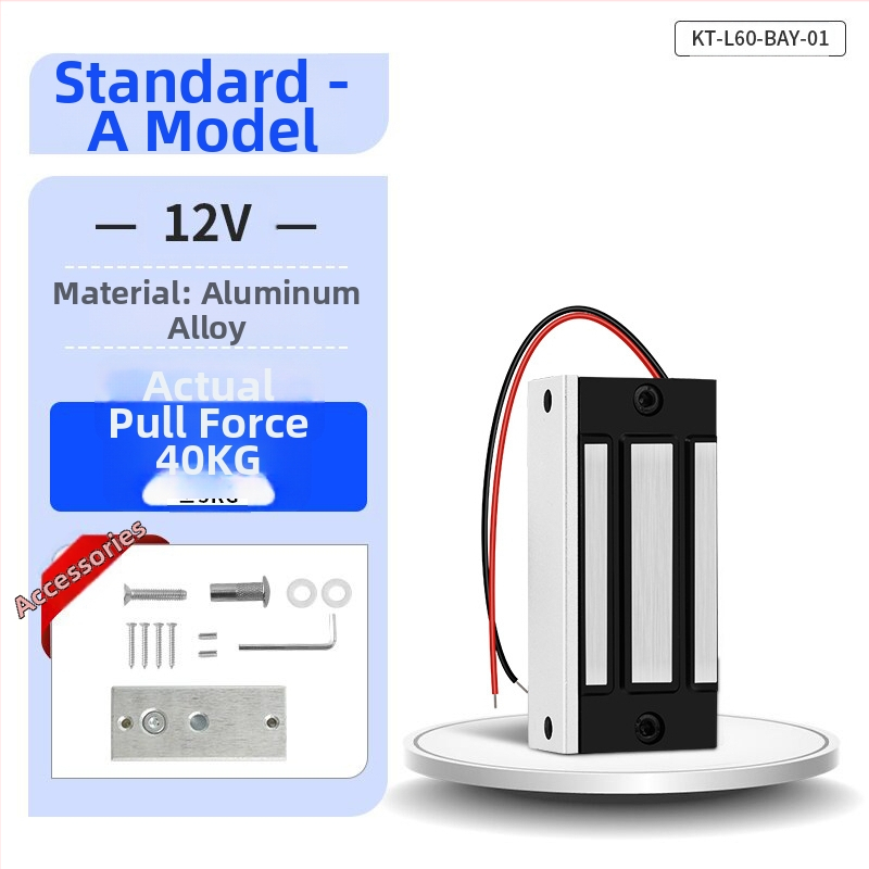 KOB KT-L60 magnetski zaključav za elektronički nadzor pristupa, elektromagnetni zaključav, nosivost 60 kg, napajanje 12V/24V