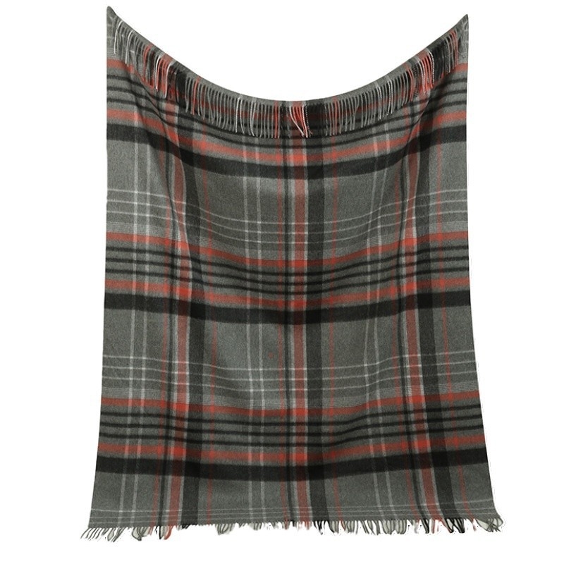 Pătură din lână cașmir, pentru toate anotimpurile, stil simplu și modern, model 20228198654