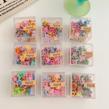 Детска акрилна плетена щипка за коса – сладък стил, аксесоар за глава; материал: акрил; стил: детски, сладък; класификация: плетена щипка; категория: аксесоар за глава; предназначение: за деца