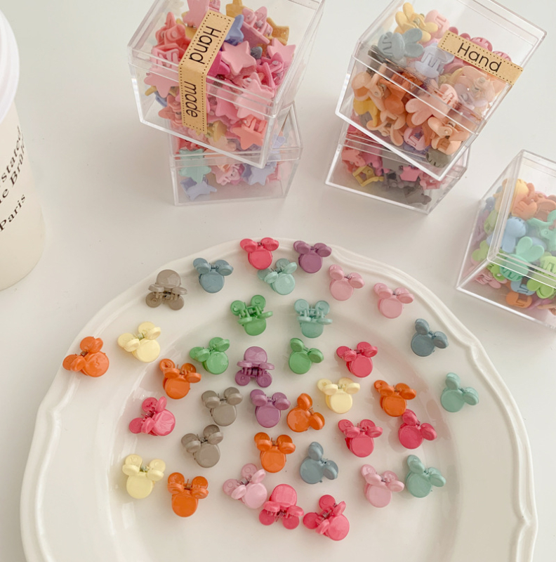 Детска акрилна плетена щипка за коса – сладък стил, аксесоар за глава; материал: акрил; стил: детски, сладък; класификация: плетена щипка; категория: аксесоар за глава; предназначение: за деца