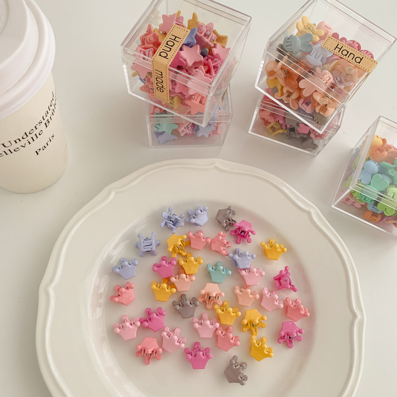 Детска акрилна плетена щипка за коса – сладък стил, аксесоар за глава; материал: акрил; стил: детски, сладък; класификация: плетена щипка; категория: аксесоар за глава; предназначение: за деца