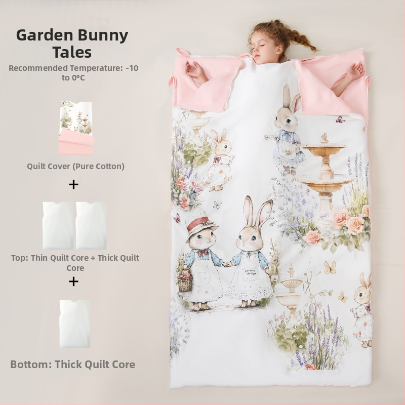 Sac de dormit pentru copii / pilotă anti- lovituri, în stil desen animat, material din bumbac 100%, greutate 1,6–2 kg, umplutură: Altă