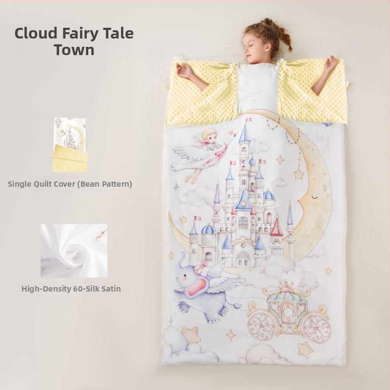 Sac de dormit pentru copii / pilotă anti- lovituri, în stil desen animat, material din bumbac 100%, greutate 1,6–2 kg, umplutură: Altă