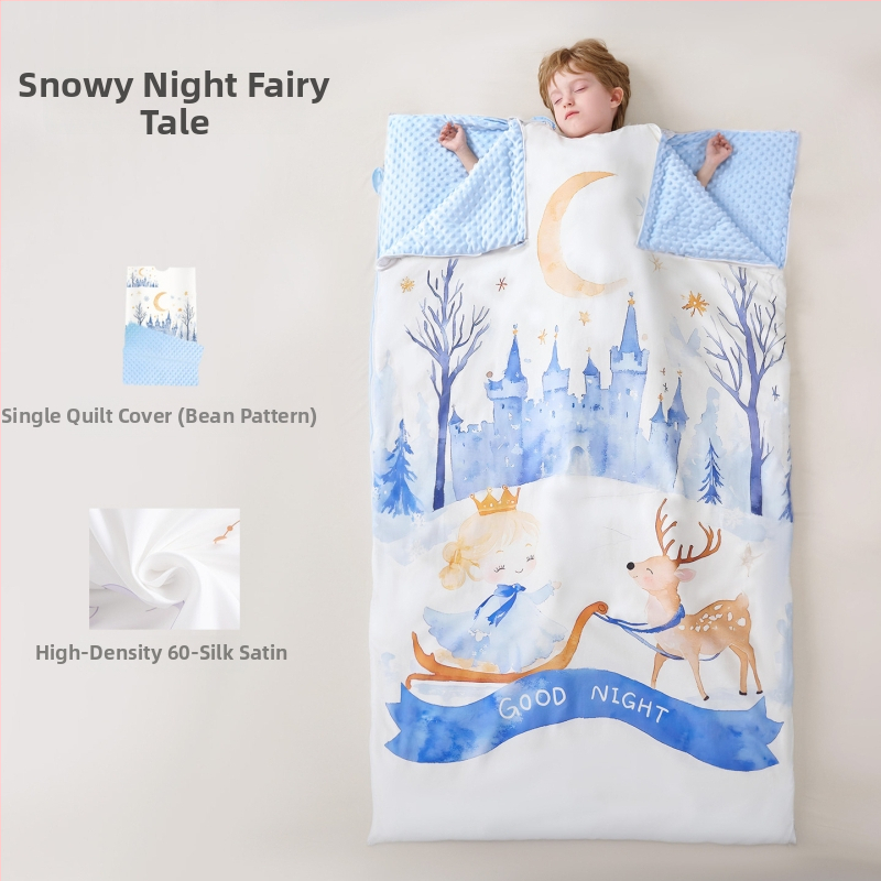 Sac de dormit pentru copii / pilotă anti- lovituri, în stil desen animat, material din bumbac 100%, greutate 1,6–2 kg, umplutură: Altă