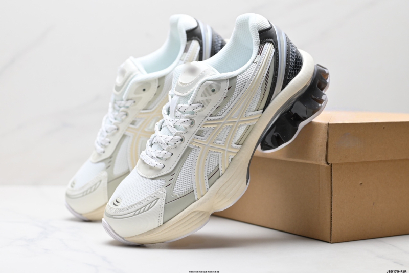 GEL-1130 ко-брендирани ретро маратонки за тичане — Ultra-лек, дишащи, с връзки, текстилна горна част, гумена подметка