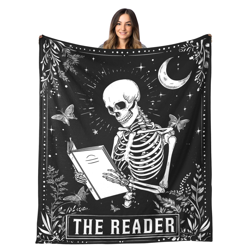 Pătură din poliester 100% cu model în dungi, greutate sub 300 g, sezon de iarnă, micșorare 3%