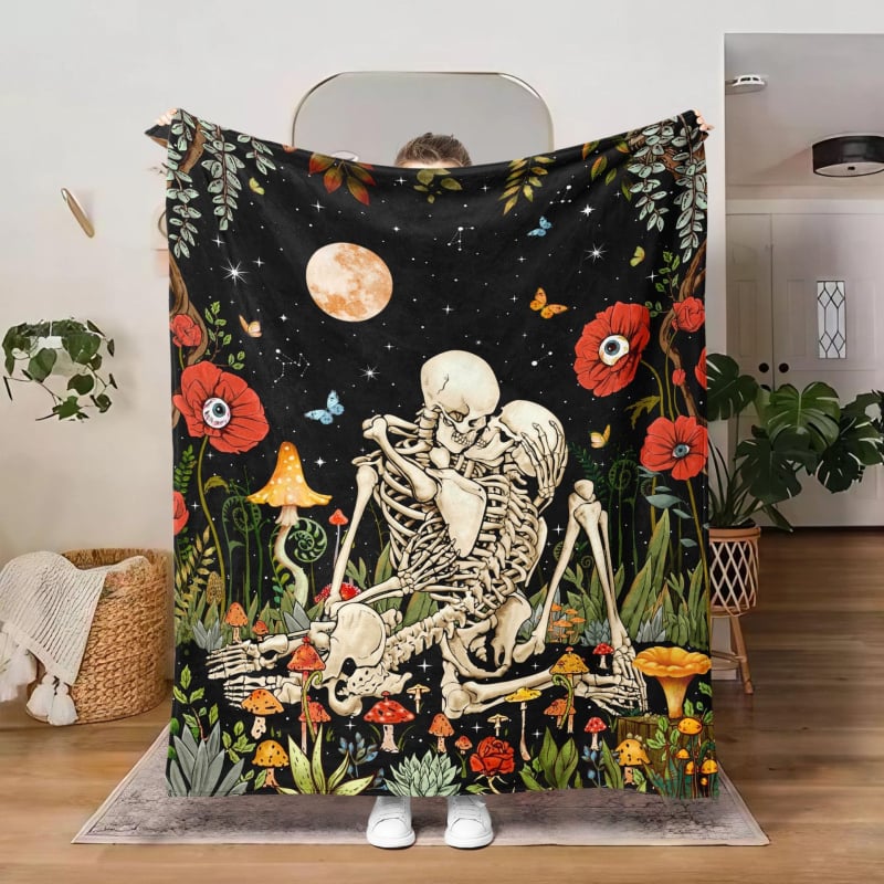 Pătură din poliester 100% cu model în dungi, greutate sub 300 g, sezon de iarnă, micșorare 3%