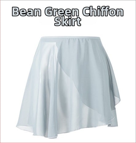 Балетна пола за танцова практика, китайски стил, свеж и сладък, шифон над 95% основна тъкан, Зима 2024, обработка при висока температура