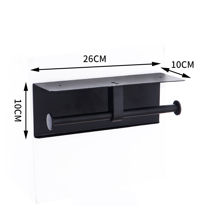 Cutie de perete pentru șervețele și hârtie igienică, din oțel inoxidabil, finisaj polizat, formă pătrată, Jinhan